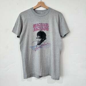 Vintage 80s 1984 Michael Jackson Thriller Concert Tee, Single Stitch, USA Made